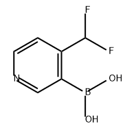 (4-(二氟甲基)吡啶-3-基)硼酸,2170605-12-4,结构式