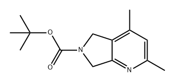 6H-Pyrrolo[3,4-b]pyridine-6-carboxylic acid, 5,7-dihydro-2,4-dimethyl-, 1,1-dimethylethyl ester Structure