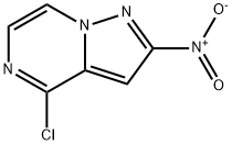 Pyrazolo[1,5-a]pyrazine, 4-chloro-2-nitro- Structure