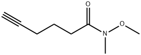 5-Hexynamide, N-methoxy-N-methyl- Struktur