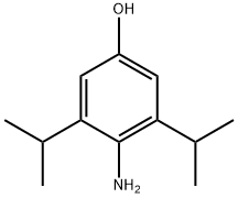 Phenol, 4-amino-3,5-bis(1-methylethyl)- Struktur