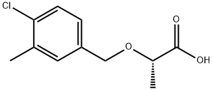 (2S)-2-[(4-Chloro-3-methylphenyl)methoxy]propanoic acid Structure