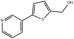 2-Thiophenemethanol, 5-(3-pyridinyl)- Structure