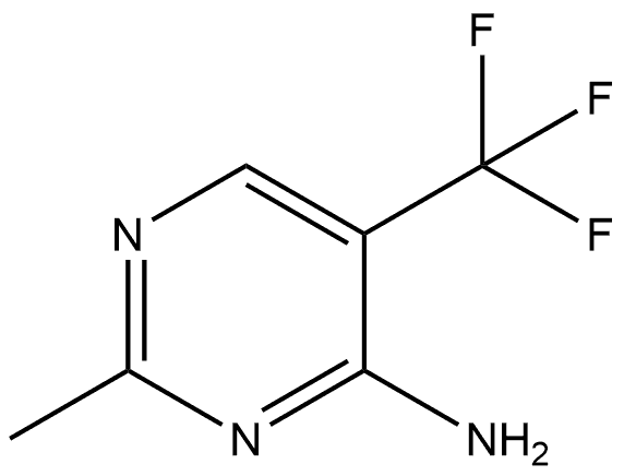 2-甲基-5-(三氟甲基)嘧啶-4-胺 结构式