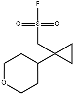 1-(oxan-4-yl)cyclopropyl]methanesulfonyl fluoride Structure
