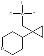 1-(oxan-4-yl)cyclopropyl]methanesulfonyl fluoride 化学構造式