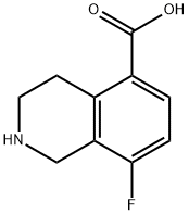 8-氟-1,2,3,4-四氢异喹啉-5-羧酸,2172539-74-9,结构式