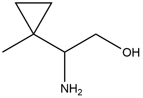 2-amino-2-(1-methylcyclopropyl)ethan-1-ol Struktur