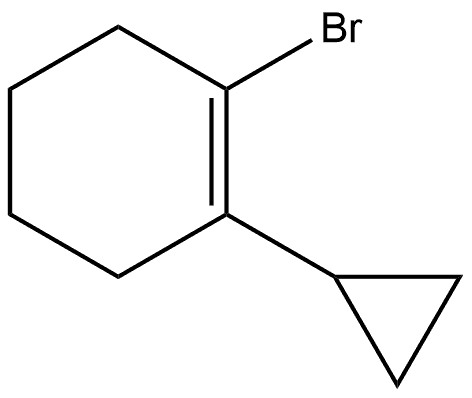 1-Bromo-2-cyclopropylcyclohexene Structure