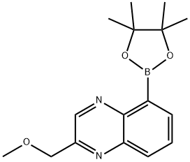 2-(甲氧基甲基)-5-(4,4,5,5-四甲基-1,3,2-二氧硼杂环戊烷-2-基)喹喔啉,2173069-28-6,结构式