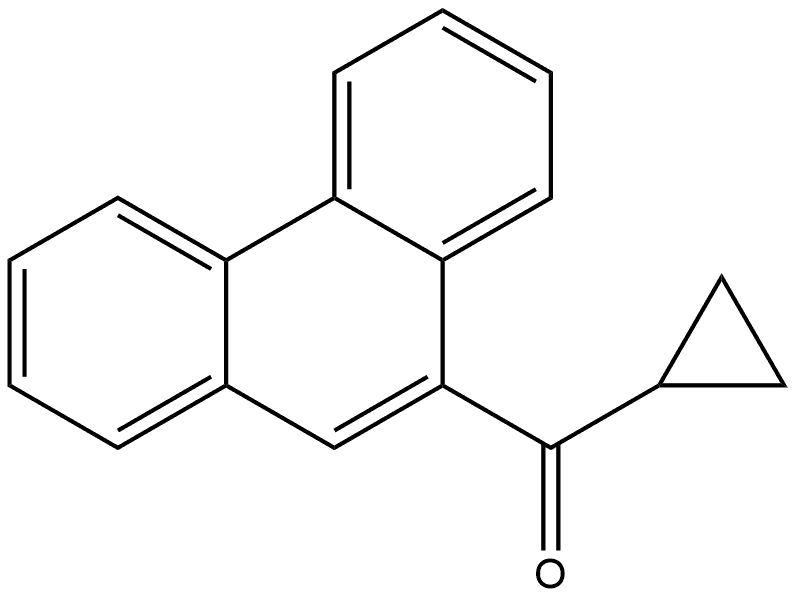 Cyclopropyl-9-phenanthrenylmethanone Structure