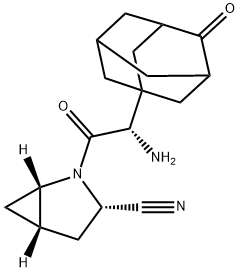 3-Deshydroxy 3-Keto Saxagliptin 结构式