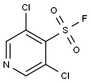 3,5-dichloropyridine-4-sulfonyl fluoride,2173999-42-1,结构式