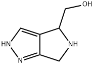 Pyrrolo[3,4-c]pyrazole-4-methanol, 2,4,5,6-tetrahydro- 化学構造式