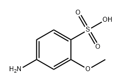 Benzenesulfonic acid, 4-amino-2-methoxy- Struktur