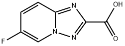 6-Fluoro-[1,2,4]triazolo[1,5-a]pyridine-2-carboxylicacid 结构式