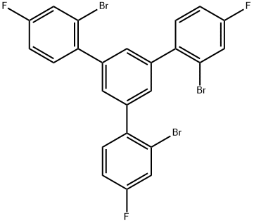 1,1':3',1''-Terphenyl, 2,2''-dibromo-5'-(2-bromo-4-fluorophenyl)-4,4''-difluoro-,2178101-68-1,结构式