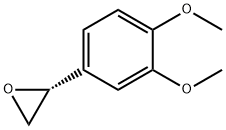 Oxirane, 2-(3,4-dimethoxyphenyl)-, (2R)- 化学構造式