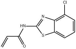 N-(4-chloro-1,3-benzothiazol-2-yl)prop-2-enamide Structure