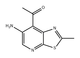 Ethanone, 1-(6-amino-2-methylthiazolo[5,4-b]pyridin-7-yl)- Structure