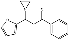 3-(Aziridin-1-yl)-3-(furan-2-yl)-1-phenylpropan-1-one 结构式