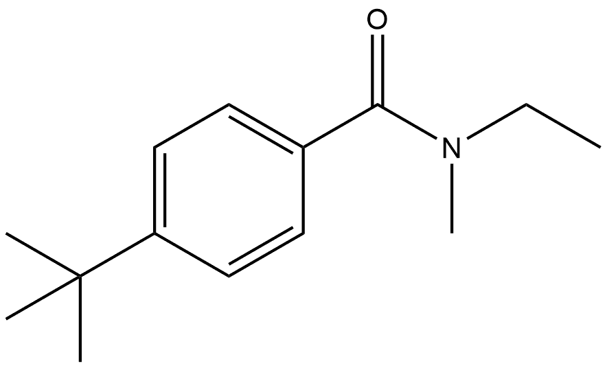 4-(1,1-Dimethylethyl)-N-ethyl-N-methylbenzamide Structure