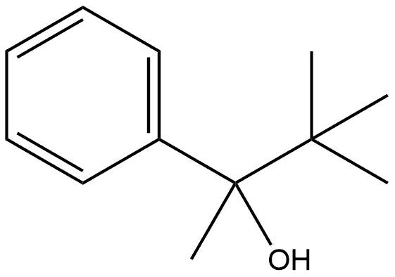 Benzenemethanol, α-(1,1-dimethylethyl)-α-methyl- Structure