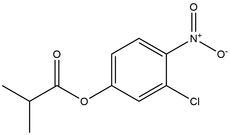 3-chloro-4-nitrophenyl isobutyrate Structure