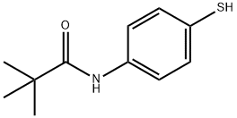 Propanamide, N-(4-mercaptophenyl)-2,2-dimethyl- Structure