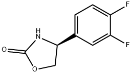 2-Oxazolidinone, 4-(3,4-difluorophenyl)-, (4S)- Structure