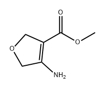 3-Furancarboxylic acid, 4-amino-2,5-dihydro-, methyl ester Struktur