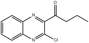 1-Butanone, 1-(3-chloro-2-quinoxalinyl)- 化学構造式