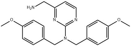 4-(氨基甲基)-N,N-双(4-甲氧基苄基)嘧啶-2-胺, 2190539-05-8, 结构式