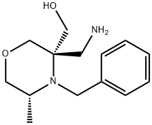 [(3S,5R)-3-(aminomethyl)-4-benzyl-5-methylmorpholin-3-yl]methanol Structure