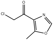 2-chloro-1-(5-methyl-1,3-oxazol-4-yl)ethan-1-one Struktur