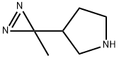 3-(3-methyl-3H-diazirin-3-yl)pyrrolidine hydrochloride Structure