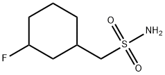 (3-fluorocyclohexyl)methanesulfonamide Struktur