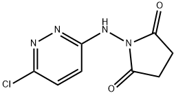 1-[(6-chloropyridazin-3-yl)amino]pyrrolidine-2,5-dione Structure