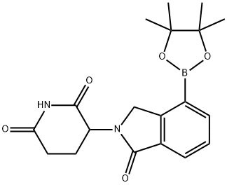 2193080-10-1 3-(1-氧代-4-(4,4,5,5-四甲基-1,3,2-二氧杂硼烷-2-基)异吲哚啉-2-基)哌啶-2,6-二酮