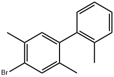 4-Bromo-2,2',5-trimethyl-1,1'-biphenyl 结构式