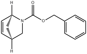 2-Azabicyclo[2.2.1]hept-5-ene-2-carboxylic acid, phenylmethyl ester, (1S,4R)- Struktur