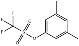 トリフルオロメタンスルホン酸3,5-ジメチルフェニル 化学構造式