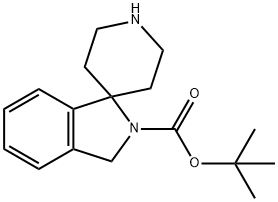 Spiro[1H-isoindole-1,4'-piperidine]-2(3H)-carboxylic acid, 1,1-dimethylethyl ester Structure