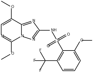 219713-19-6 N-{5,8-dimethoxy-[1,2,4]triazolo[1,5-c]pyrimidin-2-
yl}-2-methoxy-6-(trifluoromethyl)benzene-1-sulfon
amide