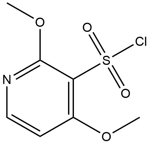 2,4-二甲氧基吡啶-3-磺酰氯, 219715-40-9, 结构式