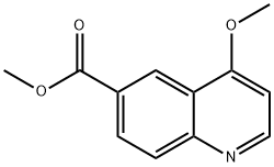 6-Quinolinecarboxylic acid, 4-methoxy-, methyl ester,219763-84-5,结构式