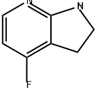 1H-Pyrrolo[2,3-b]pyridine, 4-fluoro-2,3-dihydro- Structure