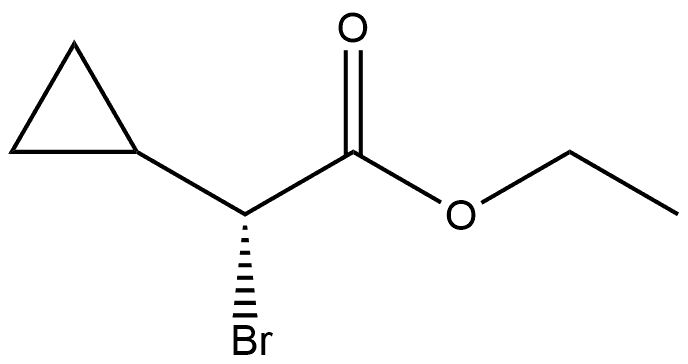(R)-2-溴-2-环丙基乙酸乙酯,2198170-23-7,结构式
