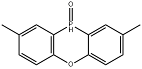 10H-Phenoxaphosphine, 2,8-dimethyl-, 10-oxide Struktur