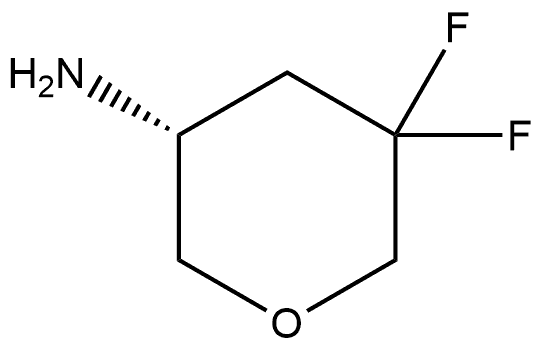 (R)-5,5-二氟四氢2H吡喃-3-胺,2199141-30-3,结构式